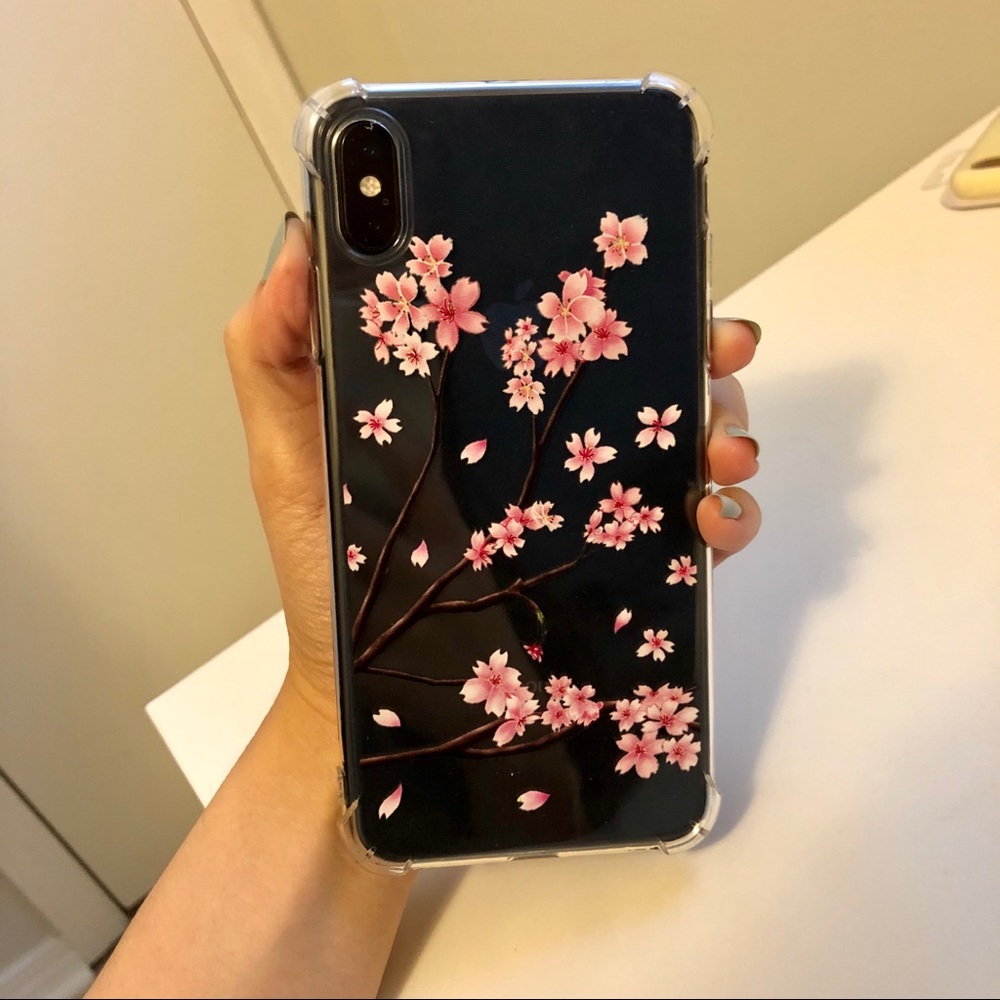 🌸Sakura Clear iPhone XS Max Case